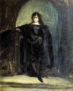 Eugene Delacroix Self-Portrait as Ravenswood painting